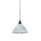 Besa Lighting Domi Cord Pendant, Marble, Bronze Finish, 1x5W LED 1XT-174352-LED-BR - alternate 1